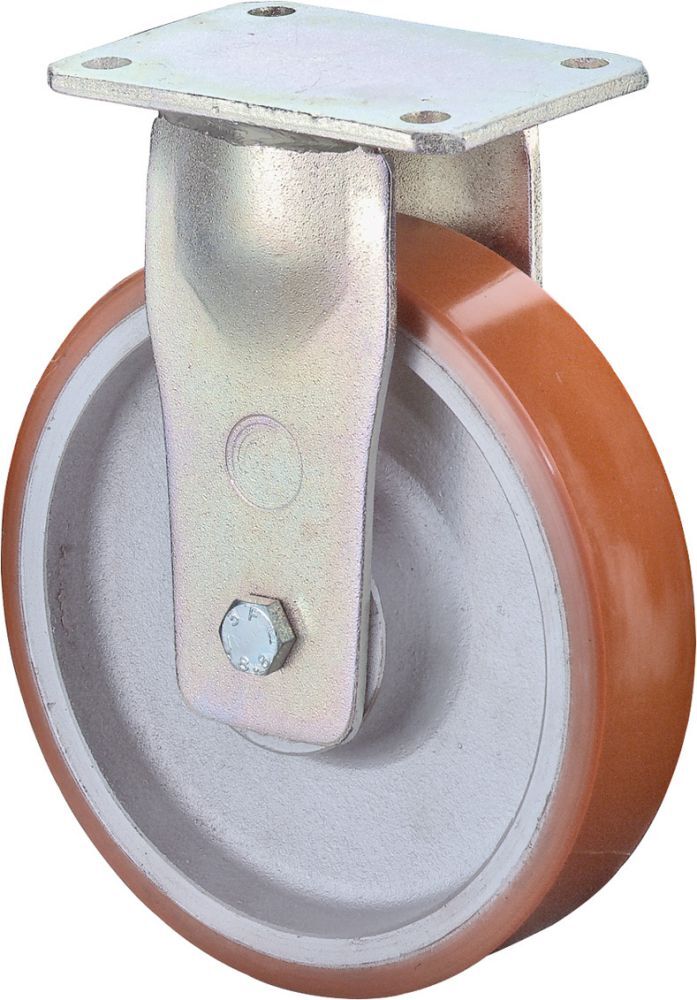 BS Rollen Bockr Poly auf Gußf 200 mm Produktbild BS Rollen Bockr Poly auf Gußf 200 mm