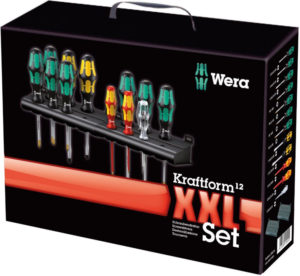 Wera Schraubendreher Satz Kraftform XXL 12tlg. Produktbild Wera Schraubendreher Satz Kraftform XXL 12tlg.