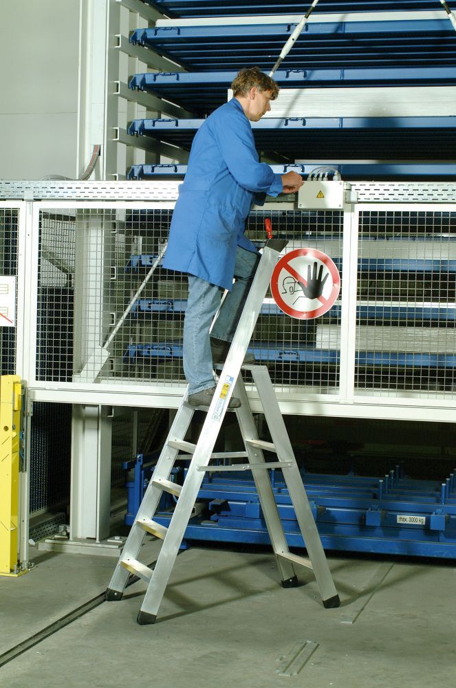 ZARGES Alu-Stehleiter Z500 Seventec 5 Stufen Produktbild ZARGES Alu-Stehleiter Z500 Seventec 5 Stufen