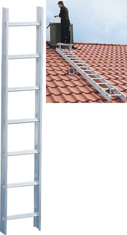 ZARGES Dachleiter 15 Spr. Alu Natur ZARGES Dachleiter 15 Spr. Alu Natur