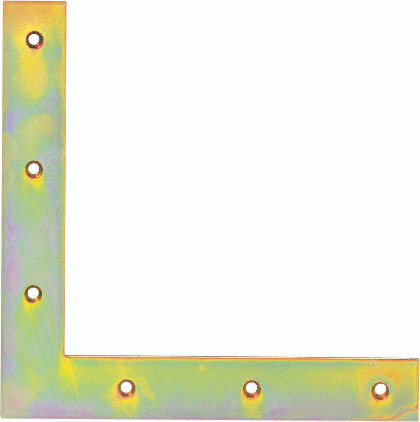 Pollmann Haustürwinkel 160x160mm gelb verz. Produktbild Pollmann Haustürwinkel 160x160mm gelb verz.