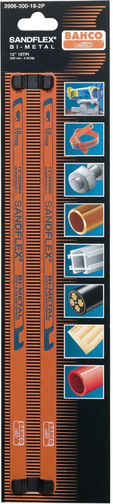 Bahco Handsägeblatt HSS-Bi 300mm 24Z Sandflex Produktbild Bahco Handsägeblatt HSS-Bi 300mm 24Z Sandflex