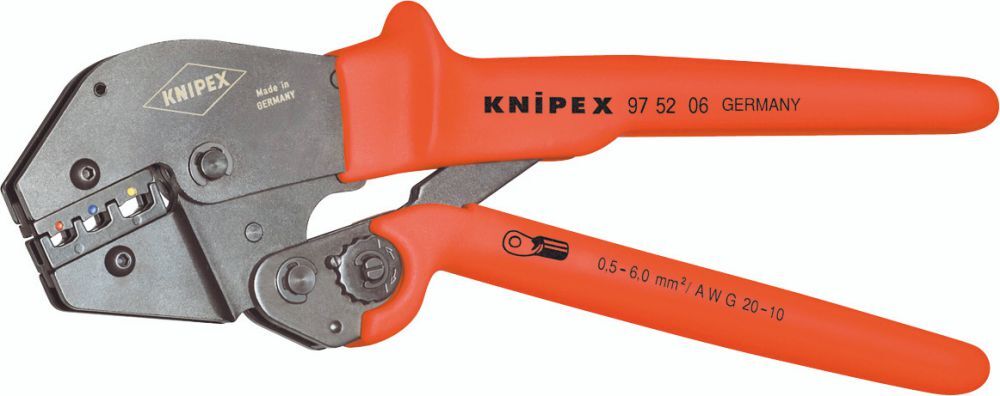 Knipex Crimp-Hebelzange 0,5- 6qmm isol. Produktbild Knipex Crimp-Hebelzange 0,5- 6qmm isol.