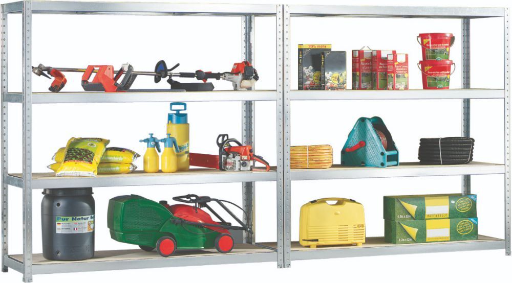 Meta Weitspannregal SPEED RACK2000x600x1970 mm verz. Produktbild Meta Weitspannregal SPEED RACK2000x600x1970 mm verz.