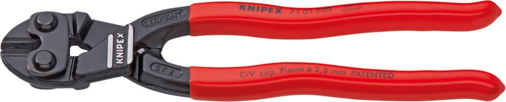 Knipex Mini-Bolzenabschneider 200mm Nr.7101 Produktbild Knipex Mini-Bolzenabschneider 200mm Nr.7101