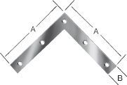 Vormann Eckwinkel verz 100x15mm Nr. 187100Z Produktbild Vormann Eckwinkel verz 100x15mm Nr. 187100Z