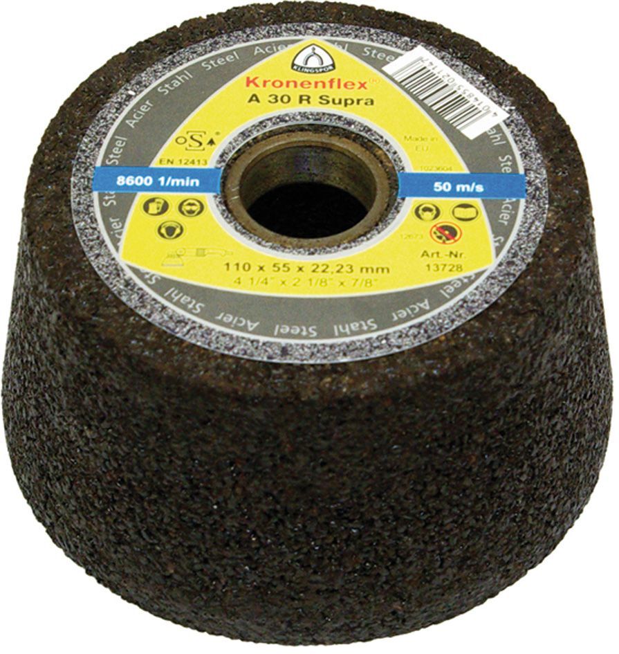 Klingspor Schleiftopf A30R Supra 110x55mm Klingspor Schleiftopf A30R Supra 110x55mm