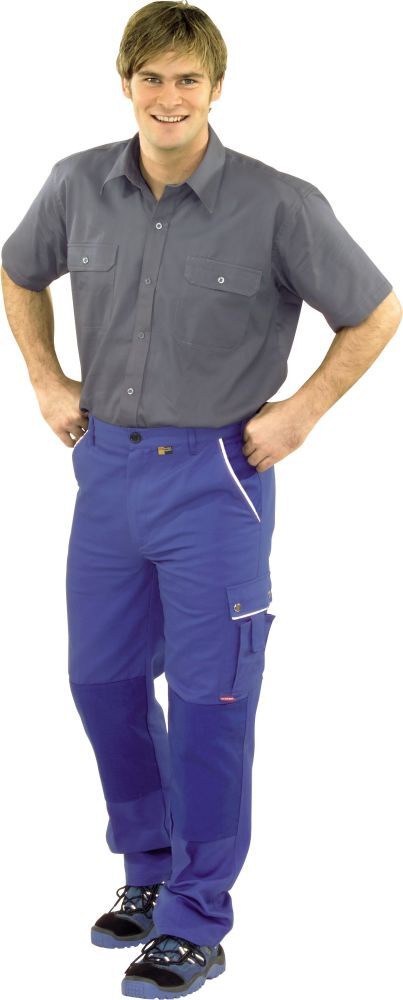 Planam Bundhose Canvas, 320 g/qm, Gr.60, kornblau Produktbild Planam Bundhose Canvas, 320 g/qm, Gr.60, kornblau bild 2
