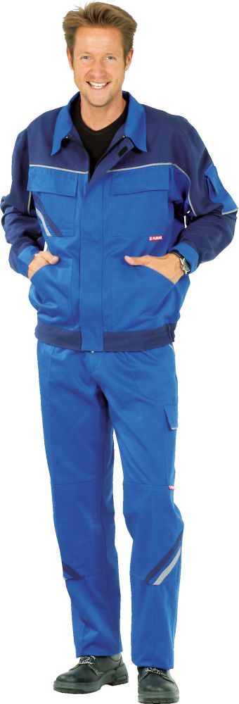 Planam Bundjacke Highline, Gr.58, kornblau/marine Produktbild Planam Bundjacke Highline, Gr.58, kornblau/marine bild 2