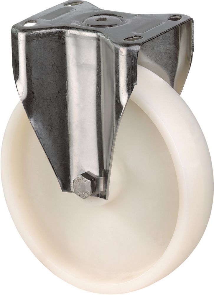 BS Rollen Bockrolle EdelStahl Rad-d 100mm 130KG Tragf. Produktbild BS Rollen Bockrolle EdelStahl Rad-d 100mm 130KG Tragf.