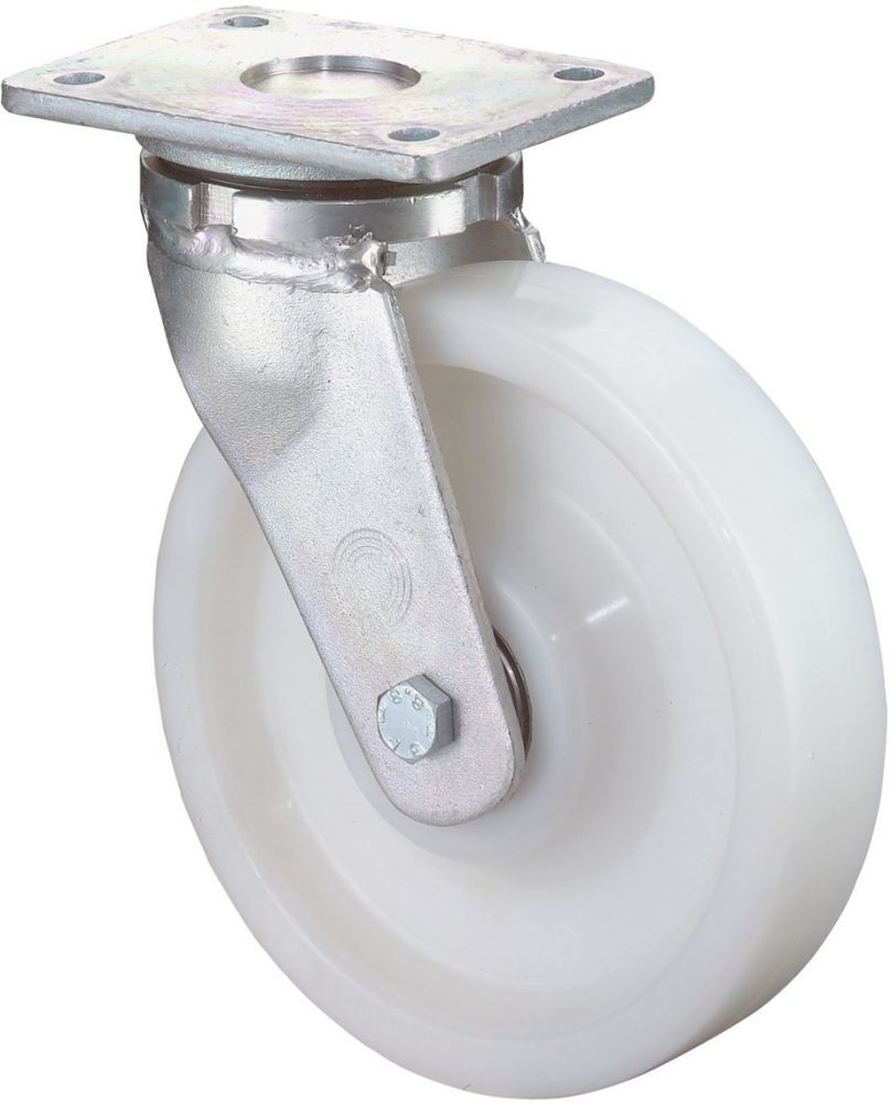 BS Rollen Lenkr Polyr KuLa Anschrpl200 mm Produktbild BS Rollen Lenkr Polyr KuLa Anschrpl200 mm