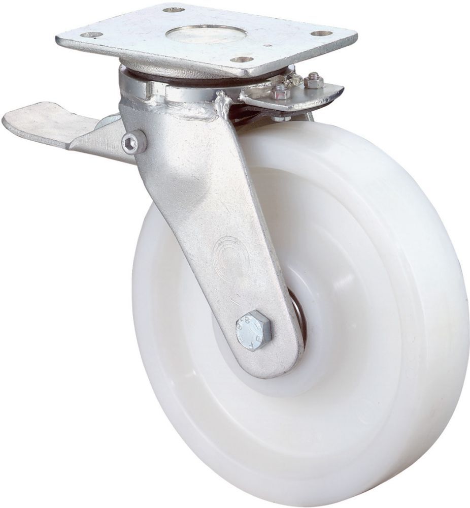 BS Rollen LenkrmFePolyrKuLaAnschrpl150 mm Produktbild BS Rollen LenkrmFePolyrKuLaAnschrpl150 mm