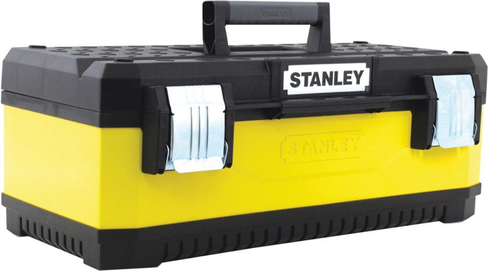 Stanley Werkzeugbox Stanley gelb 584x293x222mm Produktbild Stanley Werkzeugbox Stanley gelb 584x293x222mm
