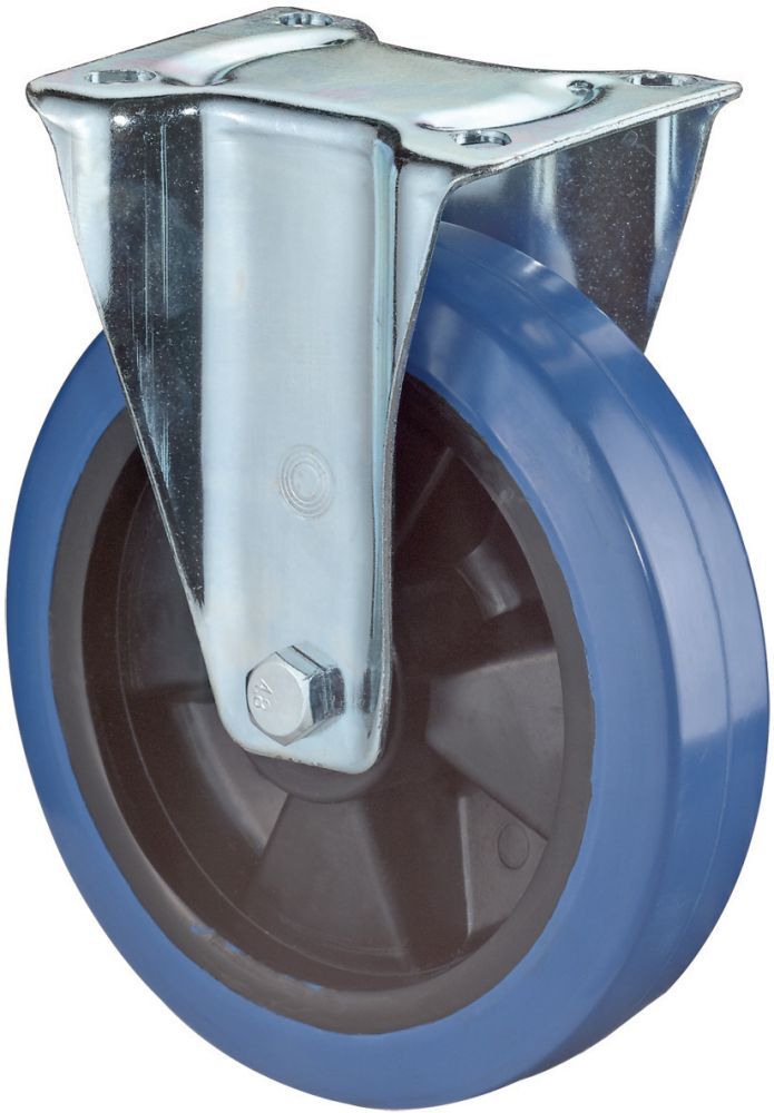 BS Rollen Bockrolle, blau Kunst.felgeL410.B61.160 Produktbild BS Rollen Bockrolle, blau Kunst.felgeL410.B61.160