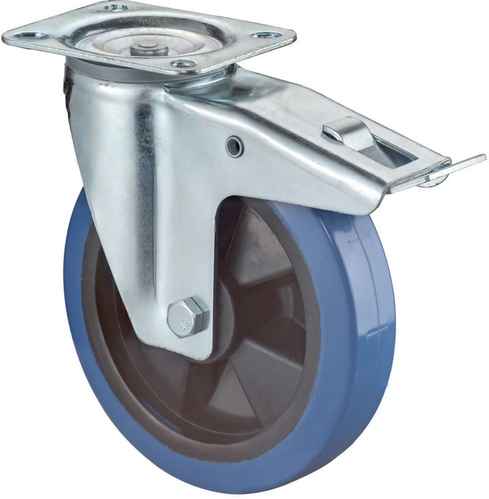 BS Rollen Lenkr.Fest bl,Rollenl. LS420.B61.125 BS Rollen Lenkr.Fest bl,Rollenl. LS420.B61.125