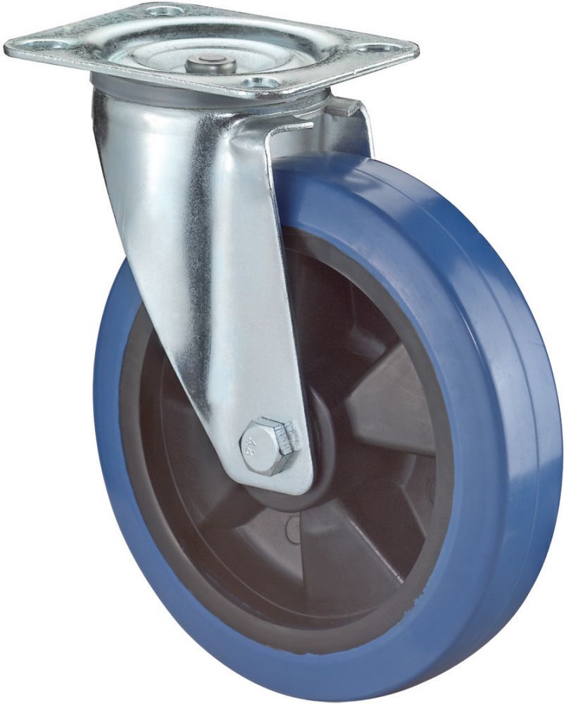 BS Rollen Lenkr.blau Kunst.felgeL400.B61.200 BS Rollen Lenkr.blau Kunst.felgeL400.B61.200