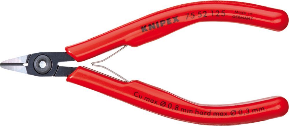 Knipex Elektriker Seitenschneider 125mm spitzer Kopf Produktbild Knipex Elektriker Seitenschneider 125mm spitzer Kopf