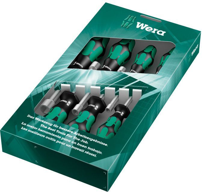 Wera Steckschlüssel Schraubendreher 7tlg. Satz HOLO Wera Steckschlüssel Schraubendreher 7tlg. Satz HOLO