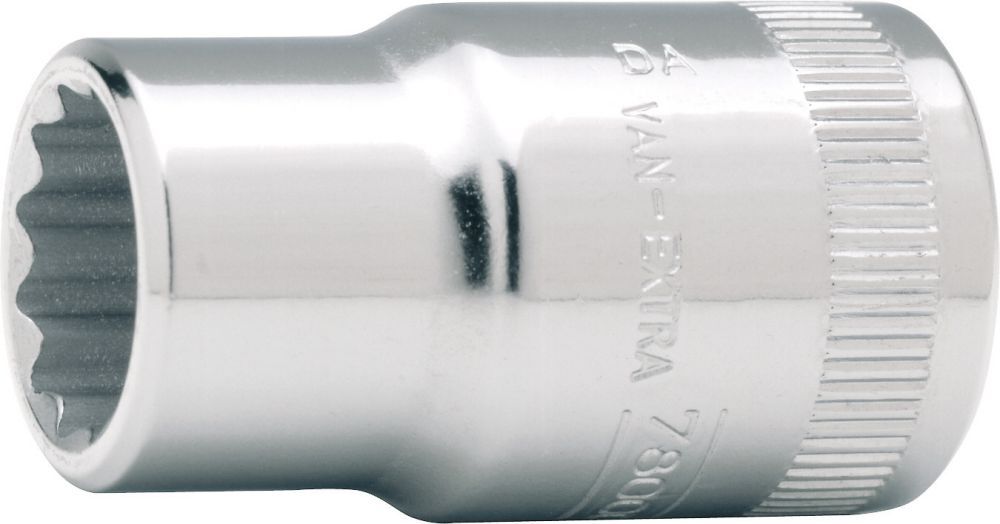 Bahco Steckschlüsseleinsatz 1/2" 19mm 12kt. Produktbild Bahco Steckschlüsseleinsatz 1/2" 19mm 12kt.