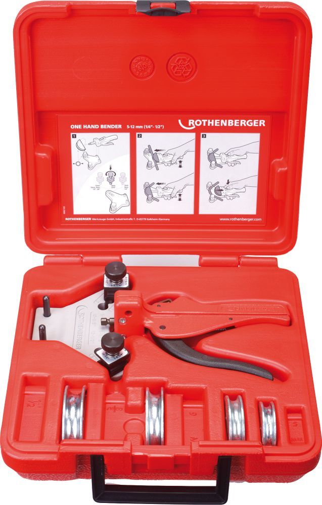 Rothenberger Einhand Biegegerät Set Tube Bender Produktbild Rothenberger Einhand Biegegerät Set Tube Bender