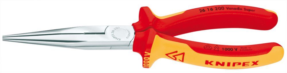 Knipex Storchschnabelzange VDE ger.200mm m.M.K.Griff Produktbild Knipex Storchschnabelzange VDE ger.200mm m.M.K.Griff