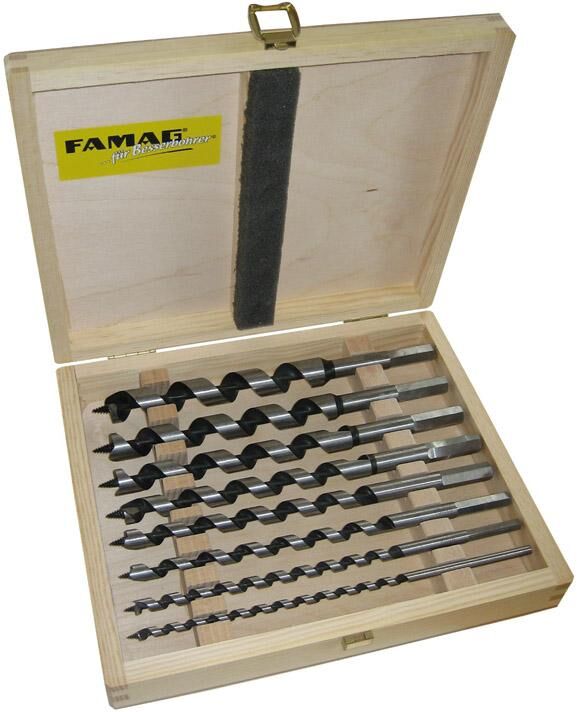 Famag Schlangenbohrer Satz 235mm 8tlg. Produktbild Famag Schlangenbohrer Satz 235mm 8tlg.