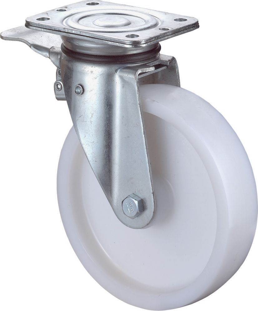 BS Rollen Lenkrolle fest 150mm LG.Rschwer verz Kunstoffrad Produktbild BS Rollen Lenkrolle fest 150mm LG.Rschwer verz Kunstoffrad