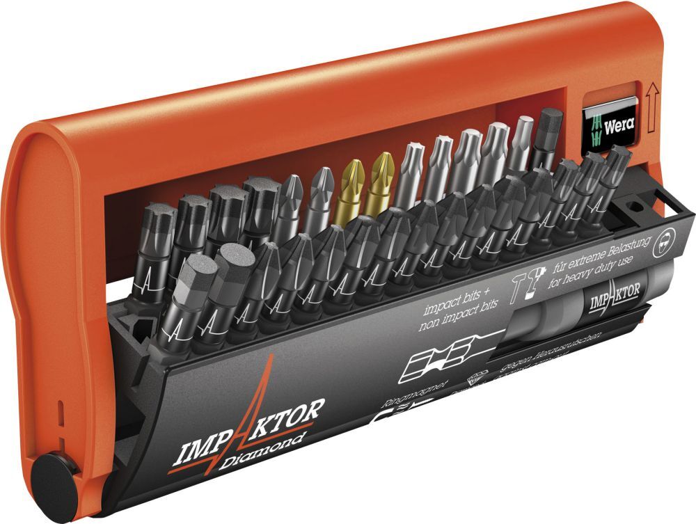 Wera Bit-Sortiment Impaktor 30tlg. gemischt Produktbild Wera Bit-Sortiment Impaktor 30tlg. gemischt