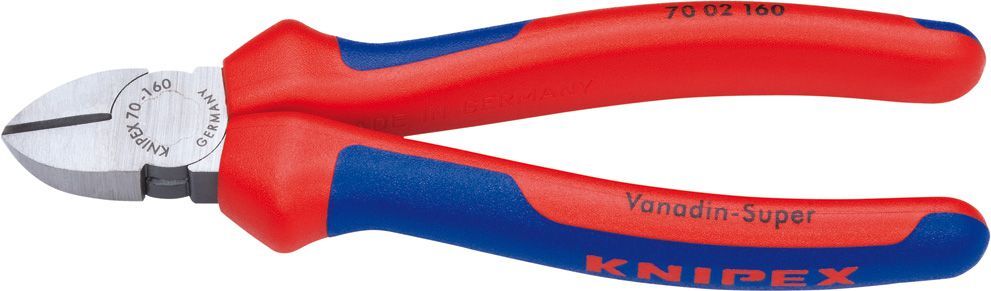 Knipex Seitenschneider poliert 140mm m.M.K.Griff Produktbild Knipex Seitenschneider poliert 140mm m.M.K.Griff