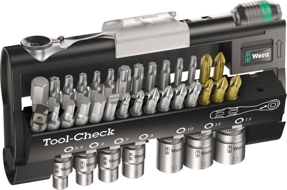 Wera Bit-Sortiment Tool-Check 38tlg. Produktbild Wera Bit-Sortiment Tool-Check 38tlg.
