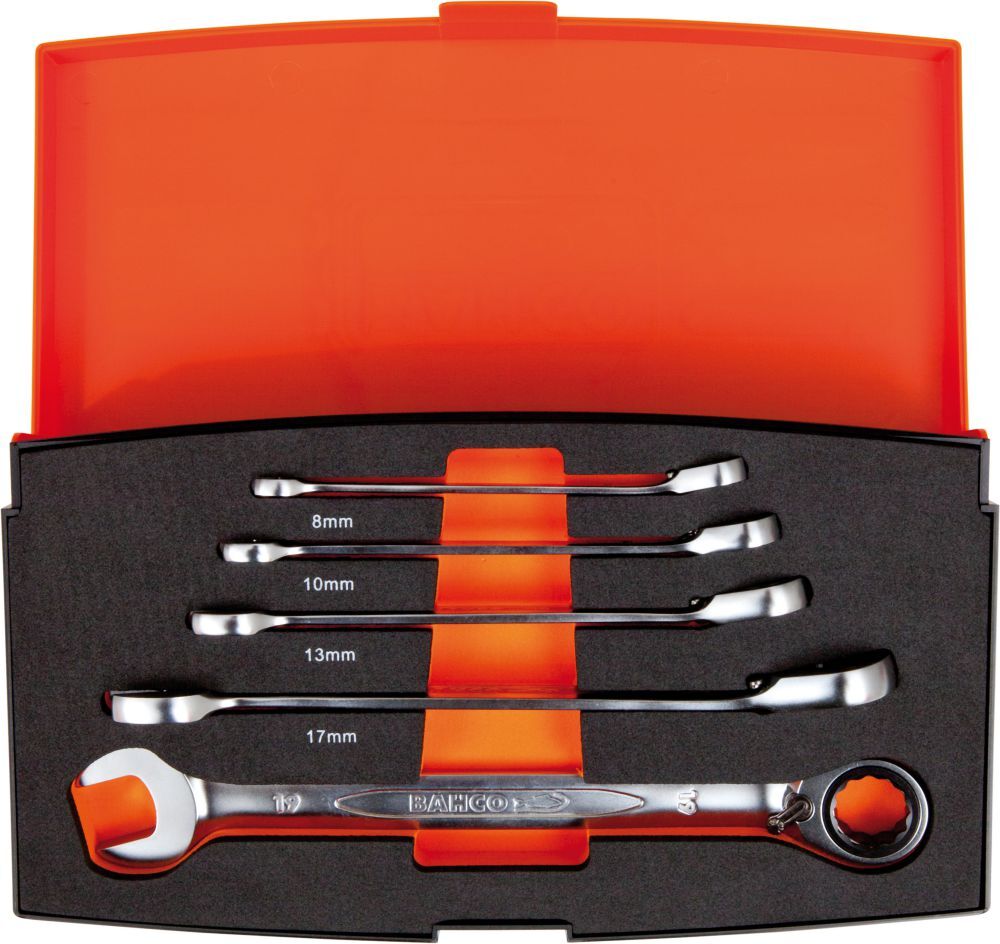 Bahco Knarren-Ringmaul-Satz umschaltbar 1RM/S5 Produktbild Bahco Knarren-Ringmaul-Satz umschaltbar 1RM/S5