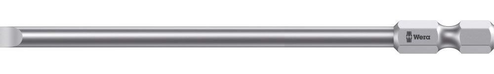 Wera Bit 1/4" DIN3126 E6,3 4,0x0,8x50mm zähh. Produktbild Wera Bit 1/4" DIN3126 E6,3 4,0x0,8x50mm zähh.