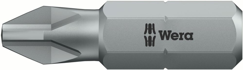 Wera Bit 1/4" DIN3126 C6,3 PH2x25mm zähh. Wera Bit 1/4" DIN3126 C6,3 PH2x25mm zähh.