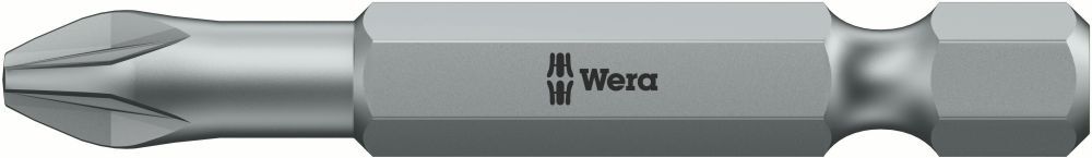 Wera Bit 1/4" DIN3126 E6,3 PZ2x 50mm zähh. Produktbild Wera Bit 1/4" DIN3126 E6,3 PZ2x 50mm zähh.