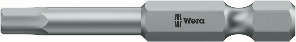 Wera Bit 1/4" DIN3126 E6,3 Hex 4,0x50mm zähh. Produktbild Wera Bit 1/4" DIN3126 E6,3 Hex 4,0x50mm zähh.