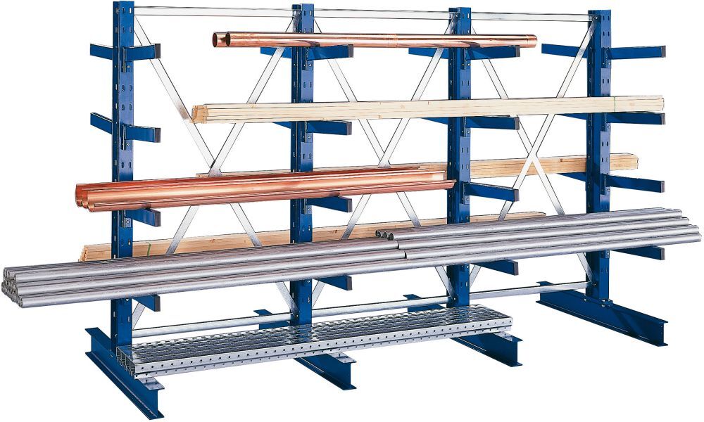 Meta Kragarmregal AF eins. 2000x1030x600 mm MULTI.M Produktbild Meta Kragarmregal AF eins. 2000x1030x600 mm MULTI.M