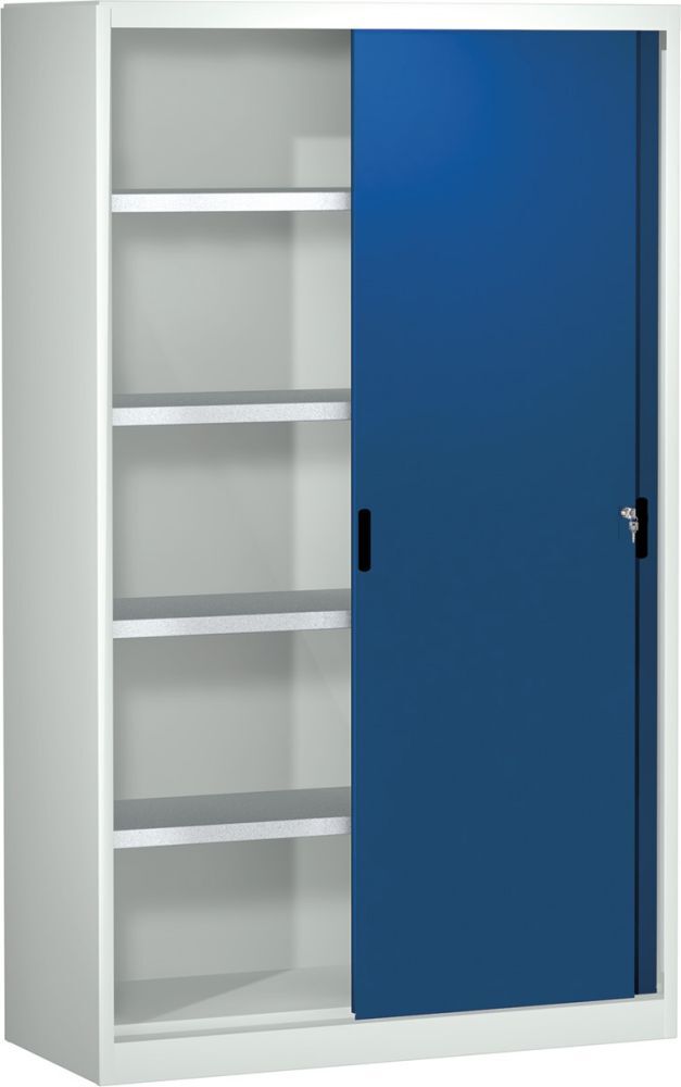 KLW Schiebetürenschrank 2000 x 1200 x 525 mm Produktbild KLW Schiebetürenschrank 2000 x 1200 x 525 mm