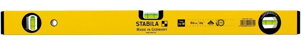 Stabila Wasserwaage LM m.Winkel 70W 80cm Produktbild Stabila Wasserwaage LM m.Winkel 70W 80cm