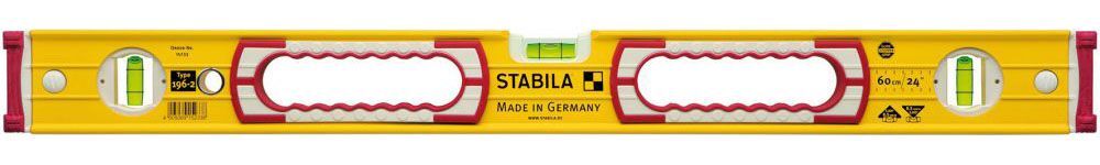 Stabila Wasserwaage LM m.Griffe 196-2 120cm Produktbild Stabila Wasserwaage LM m.Griffe 196-2 120cm