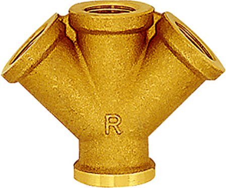 Riegler Verteiler 3-fach MS G3/8 Produktbild Riegler Verteiler 3-fach MS G3/8