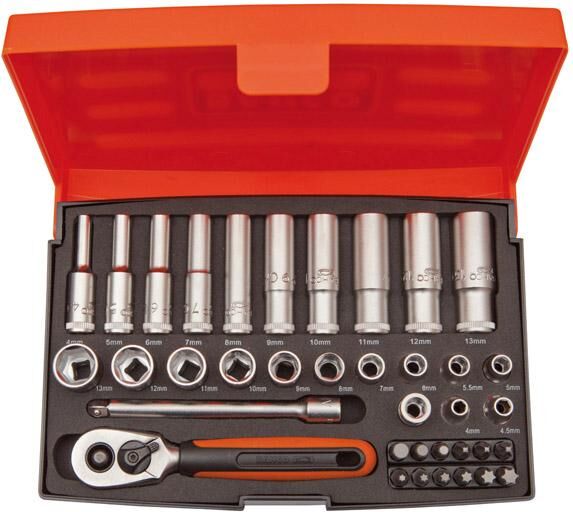 Bahco Steckschlüssel-Satz 1/4" SL25L Produktbild Bahco Steckschlüssel-Satz 1/4" SL25L