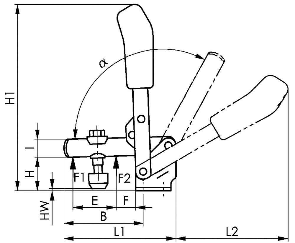 Senkrechtspanner 6800 Gr.6 AMF Produktbild Senkrechtspanner 6800 Gr.6 AMF bild 3