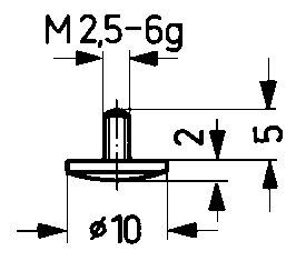 Käfer Messeinsatz Stahl Abb.12/10,0mm Produktbild Käfer Messeinsatz Stahl Abb.12/10,0mm