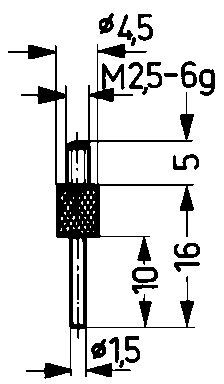 Käfer Messeinsatz Stahl Abb.14/ 1,5mm Produktbild Käfer Messeinsatz Stahl Abb.14/ 1,5mm