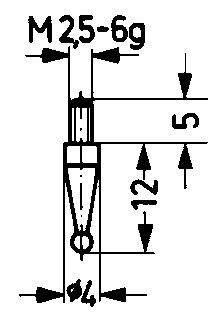 Käfer Messeinsatz Stahl Abb.18/ 5,0mm Produktbild Käfer Messeinsatz Stahl Abb.18/ 5,0mm
