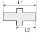 Riegler Doppelnippel G3/8 / G3/4 AG/ MS / SW 32 Riegler Doppelnippel G3/8 / G3/4 AG/ MS / SW 32