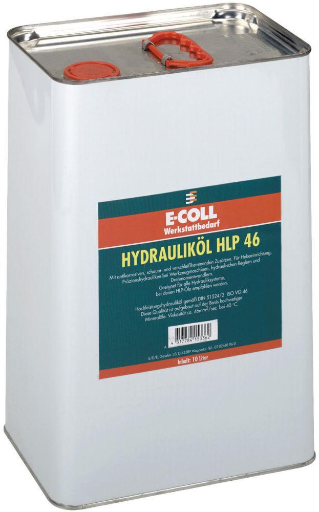 E-COLL Hydrauliköl HLP 46 20L Produktbild E-COLL Hydrauliköl HLP 46 20L