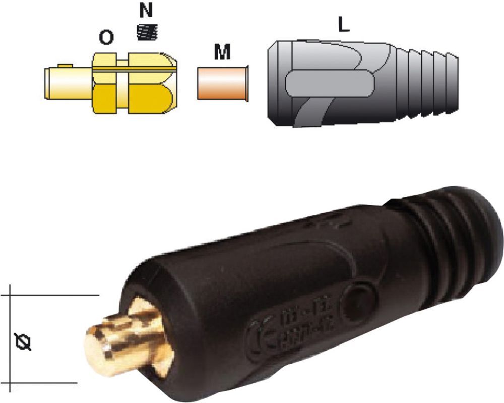 Steckerteil Standard 35-50 qmm Steckerteil Standard 35-50 qmm
