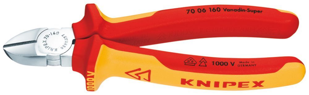 Knipex Seitenschneider VDE 180mm m.M.K.Griff Produktbild Knipex Seitenschneider VDE 180mm m.M.K.Griff