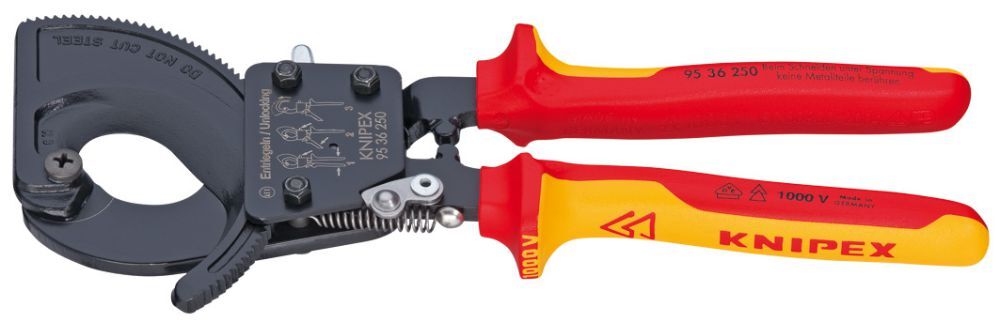 Knipex Kabelschneider VDE 280mm m.M.K.Griff Produktbild Knipex Kabelschneider VDE 280mm m.M.K.Griff